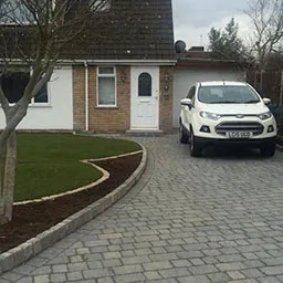driveway with car